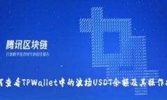 如何查看TPWallet中的波场